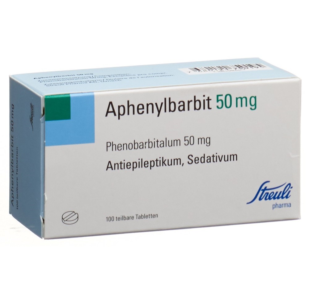 APHENYLBARBITE Streuli cpr 50 mg 100 pce APHENYLBARBITE Streuli cpr 50 mg 100 pce
