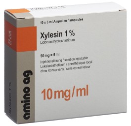 XYLESINE sol inj 50 mg/5ml 10 amp 5 ml