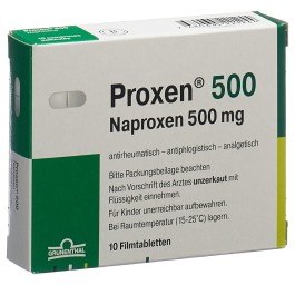PROXEN cpr pell 500 mg 10 pce