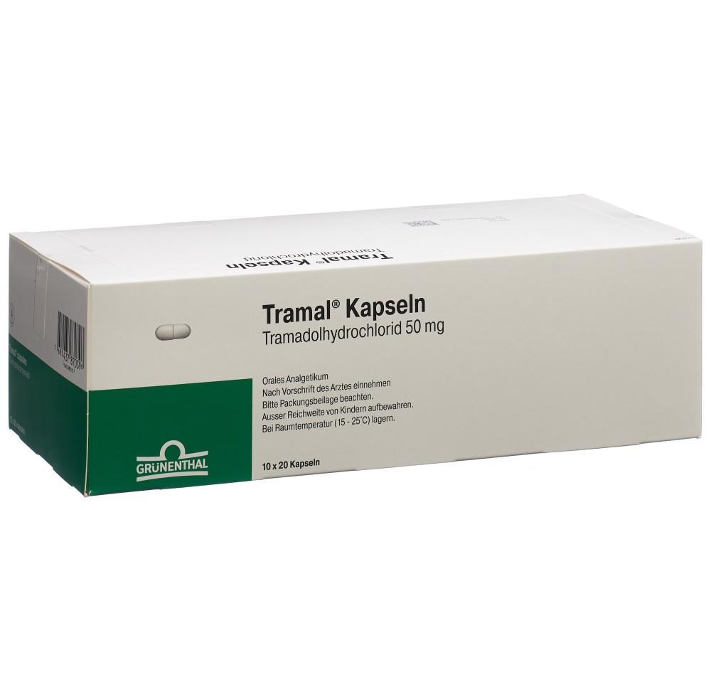 TRAMAL caps 50 mg 10 x 20 pce TRAMAL caps 50 mg 10 x 20 pce