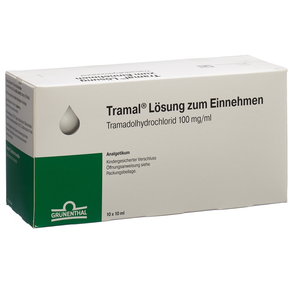 TRAMAL gouttes 100 mg/ml 10 fl 10 ml TRAMAL gouttes 100 mg/ml 10 fl 10 ml