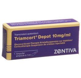 TRIAMCORT Dépôt susp crist 10 mg/ml amp 1 ml