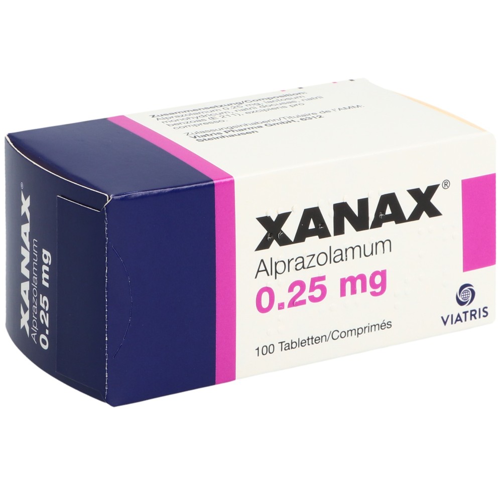 XANAX cpr 0.25 mg 100 pce XANAX cpr 0.25 mg 100 pce