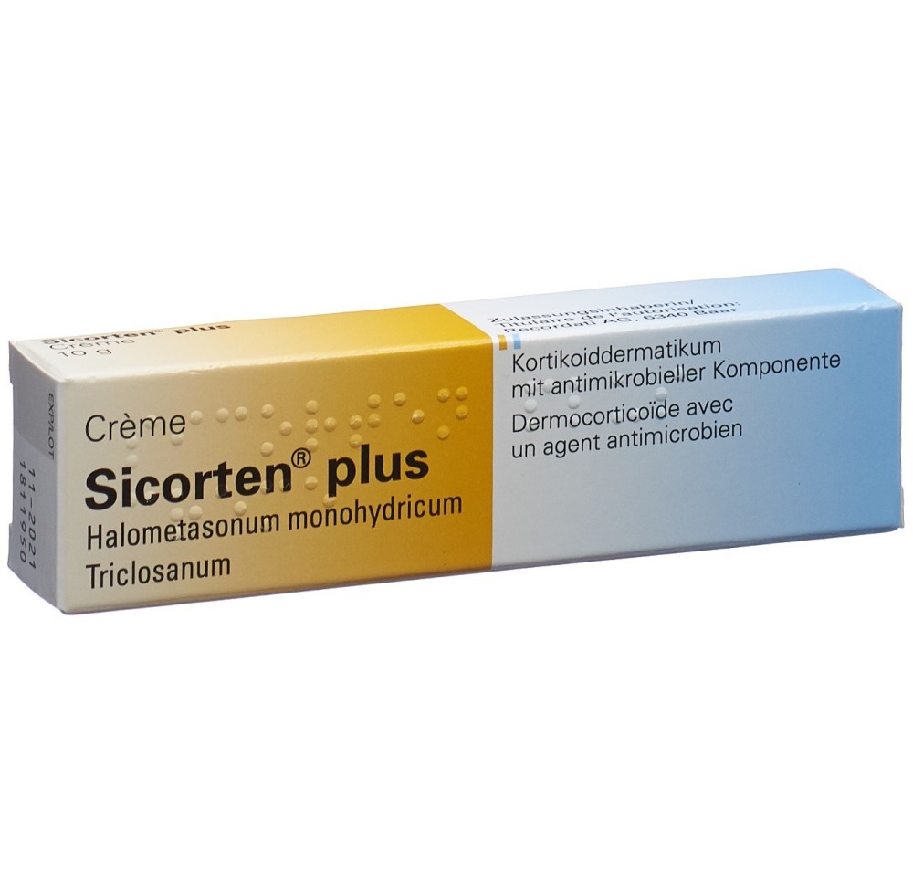 SICORTEN plus crème 0.05 % tb 10 g SICORTEN plus crème 0.05 % tb 10 g