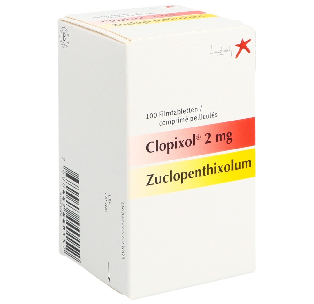 CLOPIXOL cpr pell 2 mg bte 100 pce CLOPIXOL cpr pell 2 mg bte 100 pce