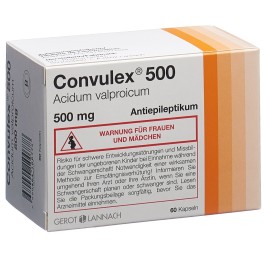 CONVULEX caps 500 mg 60 pce