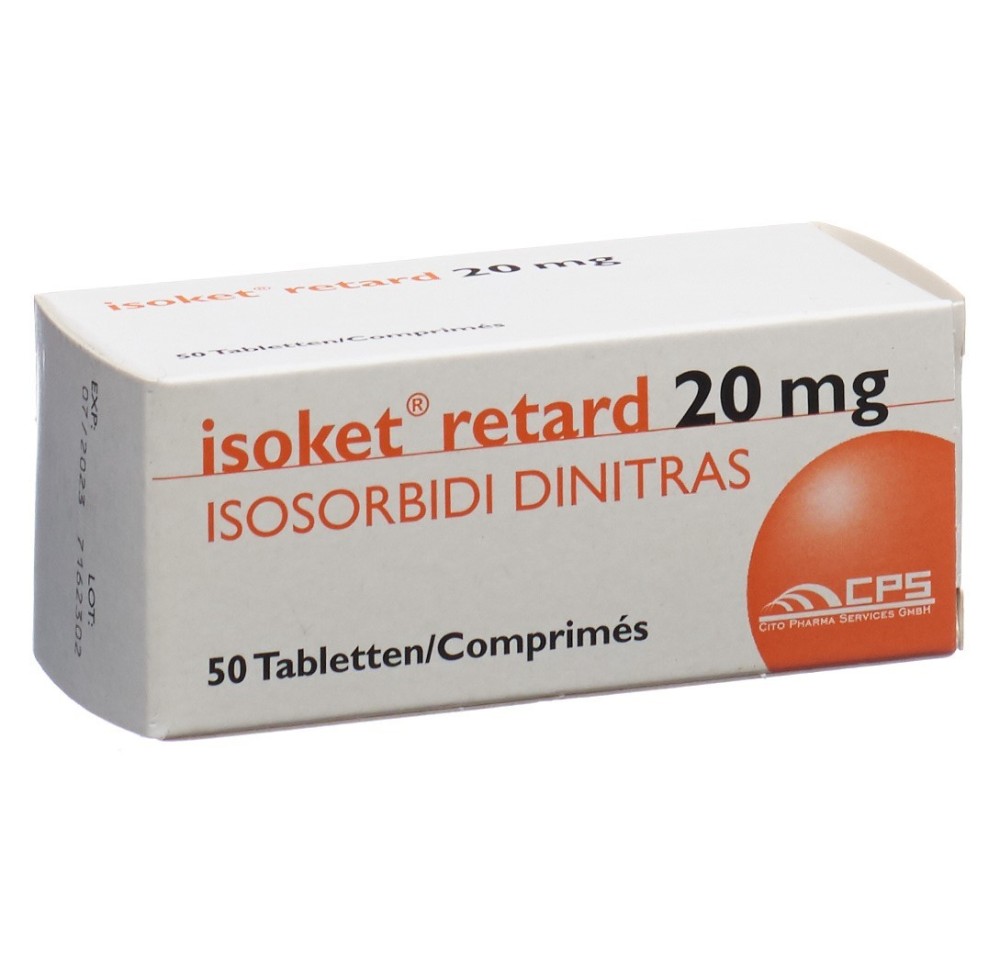 ISOKET retard cpr ret 20 mg 50 pce ISOKET retard cpr ret 20 mg 50 pce