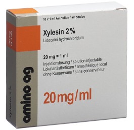XYLESINE sol inj 20 mg/ml 10 amp 1 ml
