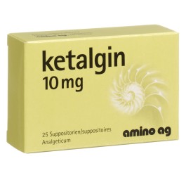 KETALGINE supp 10 mg 25 pce