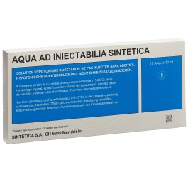 AQUA AD INJ Sintetica sol inj 10ml amp 10 pce