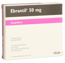 EBRANTIL sol inj 50 mg/10ml 5 amp 10 ml