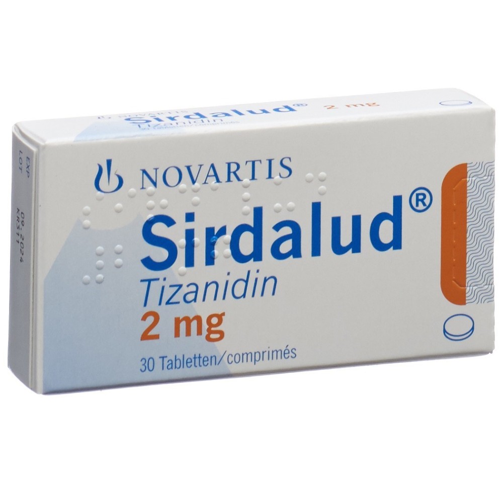 SIRDALUD cpr 2 mg 30 pce SIRDALUD cpr 2 mg 30 pce