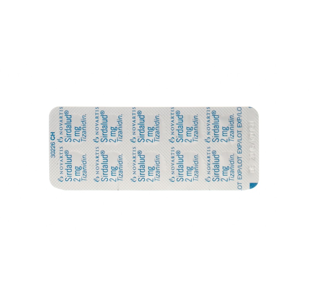 SIRDALUD cpr 2 mg 100 pce SIRDALUD cpr 2 mg 100 pce
