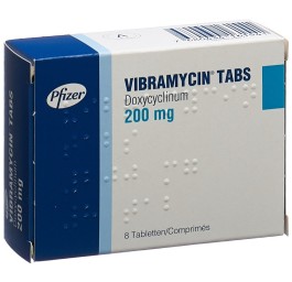 VIBRAMYCINE Tabs cpr 200 mg 8 pce