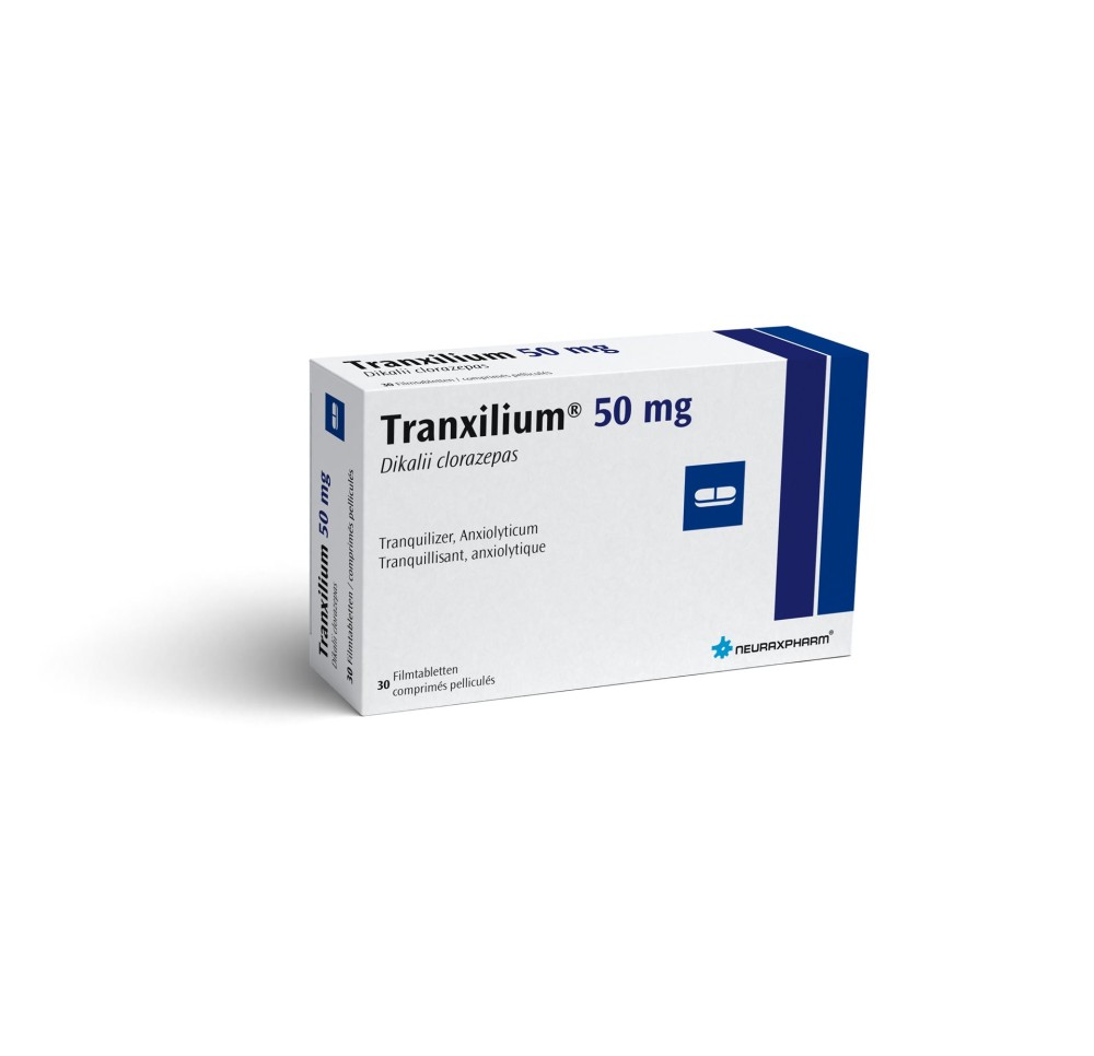 TRANXILIUM cpr pell 50 mg 30 pce TRANXILIUM cpr pell 50 mg 30 pce