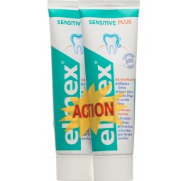 elmex SENSITIVE dentifrice duo 2 x 75 ml