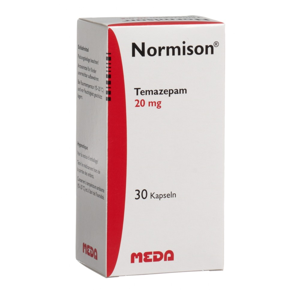 NORMISON caps moll 20 mg 30 pce NORMISON caps moll 20 mg 30 pce