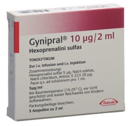 GYNIPRAL sol inj 10 mcg/2ml 5 amp 2 ml
