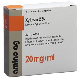XYLESINE sol inj 40 mg/2ml 10 amp 2 ml