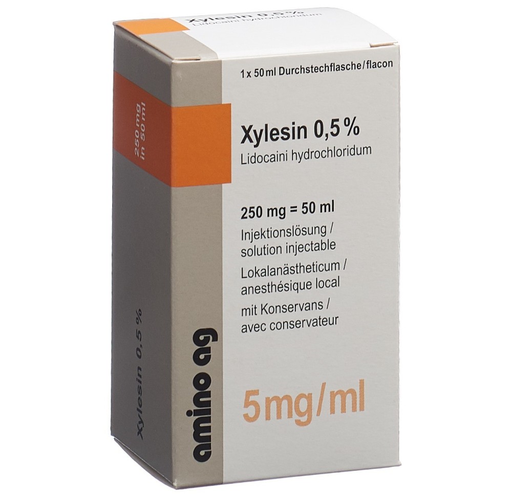 XYLESINE sol inj 250 mg/50ml a cons 50 ml XYLESINE sol inj 250 mg/50ml a cons 50 ml