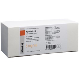 XYLESINE sol inj 250 mg/50ml a cons 10 x 50 ml