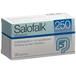 SALOFALK supp 250 mg 30 pce