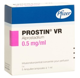 PROSTIN VR conc perf 500 mcg/ml 5 amp 1 ml