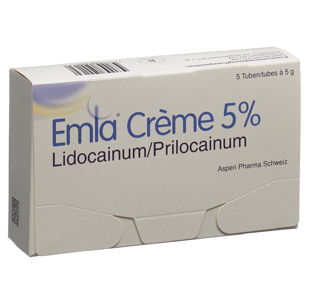 EMLA crème 5 % 5 tb 5 g EMLA crème 5 % 5 tb 5 g