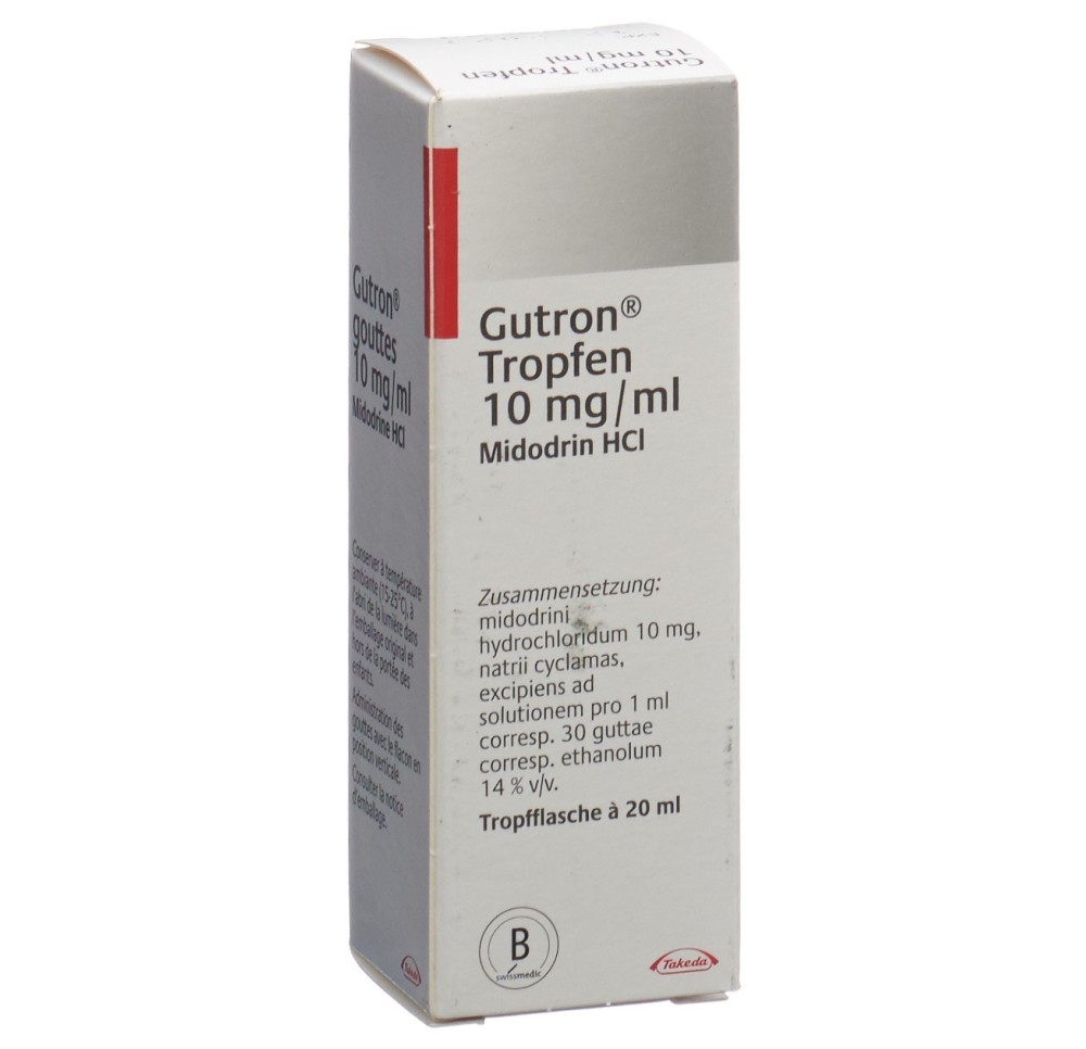 GUTRON gouttes 10 mg/ml fl 20 ml GUTRON gouttes 10 mg/ml fl 20 ml