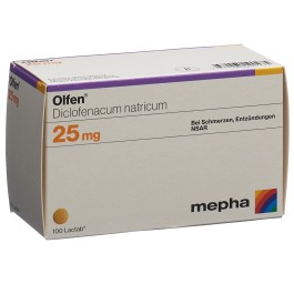 OLFEN Lactab 25 mg 100 pce