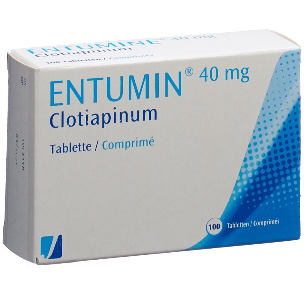 ENTUMINE cpr 40 mg 100 pce ENTUMINE cpr 40 mg 100 pce