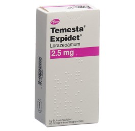 TEMESTA Expidet cpr orodisp 2.5 mg 50 pce