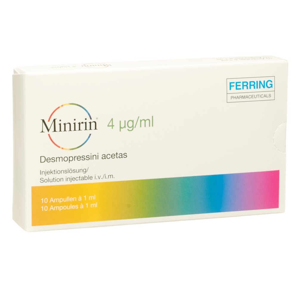 MINIRIN sol inj 4 mcg i.m./i.v. 10 amp 1 ml MINIRIN sol inj 4 mcg i.m./i.v. 10 amp 1 ml