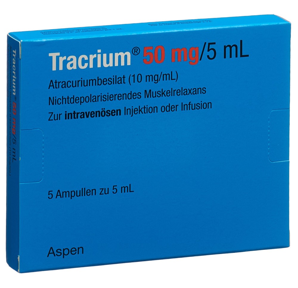 TRACRIUM sol inj 50 mg/5ml 5 amp 5 ml