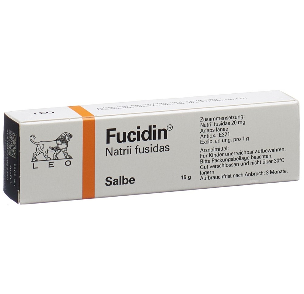 FUCIDIN ong 2 % tb 15 g FUCIDIN ong 2 % tb 15 g