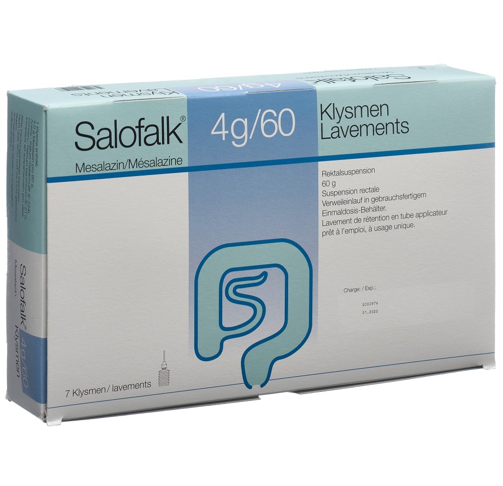 SALOFALK lavements 4 g 7 pce SALOFALK lavements 4 g 7 pce