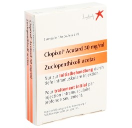 CLOPIXOL Acutard sol inj 50 mg/ml amp 1 ml