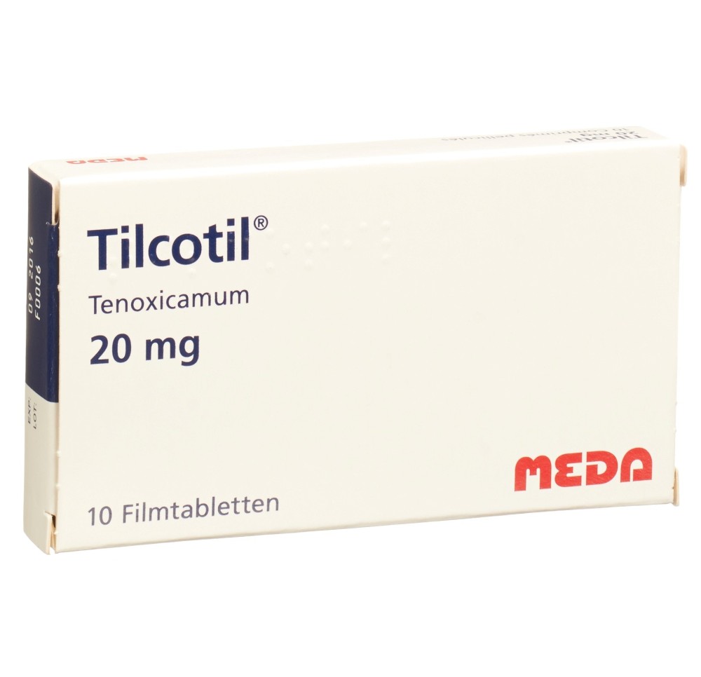 TILCOTIL cpr pell 20 mg 10 pce TILCOTIL cpr pell 20 mg 10 pce