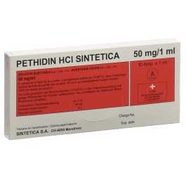 PETHIDINE HCL Sintetica 50 mg/ml 10 amp 1 ml