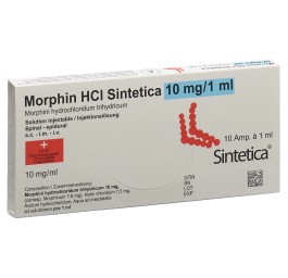 MORPHIN HCL Sintetica 10 mg/ml 10 amp 1 ml