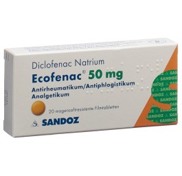 ECOFENAC cpr pell 50 mg 20 pce