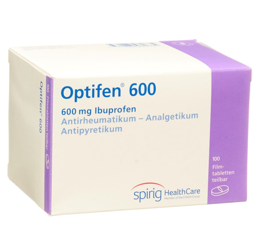 OPTIFEN cpr pell 600 mg 100 pce OPTIFEN cpr pell 600 mg 100 pce