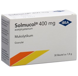 SOLMUCOL gran 400 mg s sucre 30 sach 1.8 g