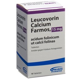LEUCOVORIN CALCIUM Farmos cpr 15 mg bte 10 pce