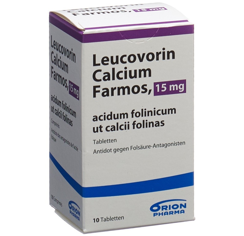 LEUCOVORIN CALCIUM Farmos cpr 15 mg bte 10 pce LEUCOVORIN CALCIUM Farmos cpr 15 mg bte 10 pce