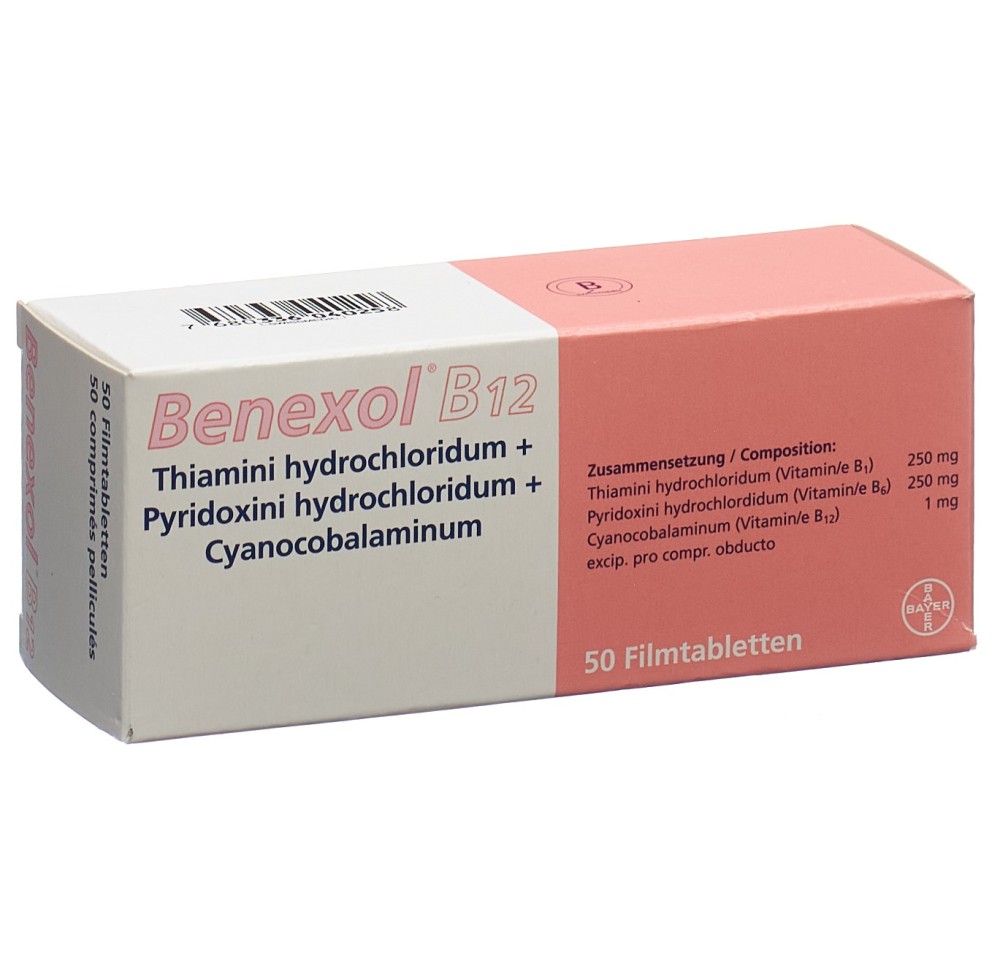BENEXOL B12 cpr pell 50 pce BENEXOL B12 cpr pell 50 pce
