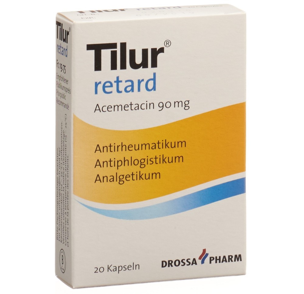 TILUR retard caps ret 90 mg 20 pce TILUR retard caps ret 90 mg 20 pce