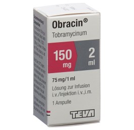 OBRACIN sol inj 150 mg/2ml flac 2 ml