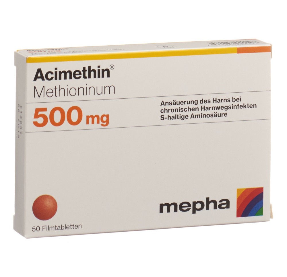 ACIMETHIN cpr pell 500 mg 50 pce ACIMETHIN cpr pell 500 mg 50 pce
