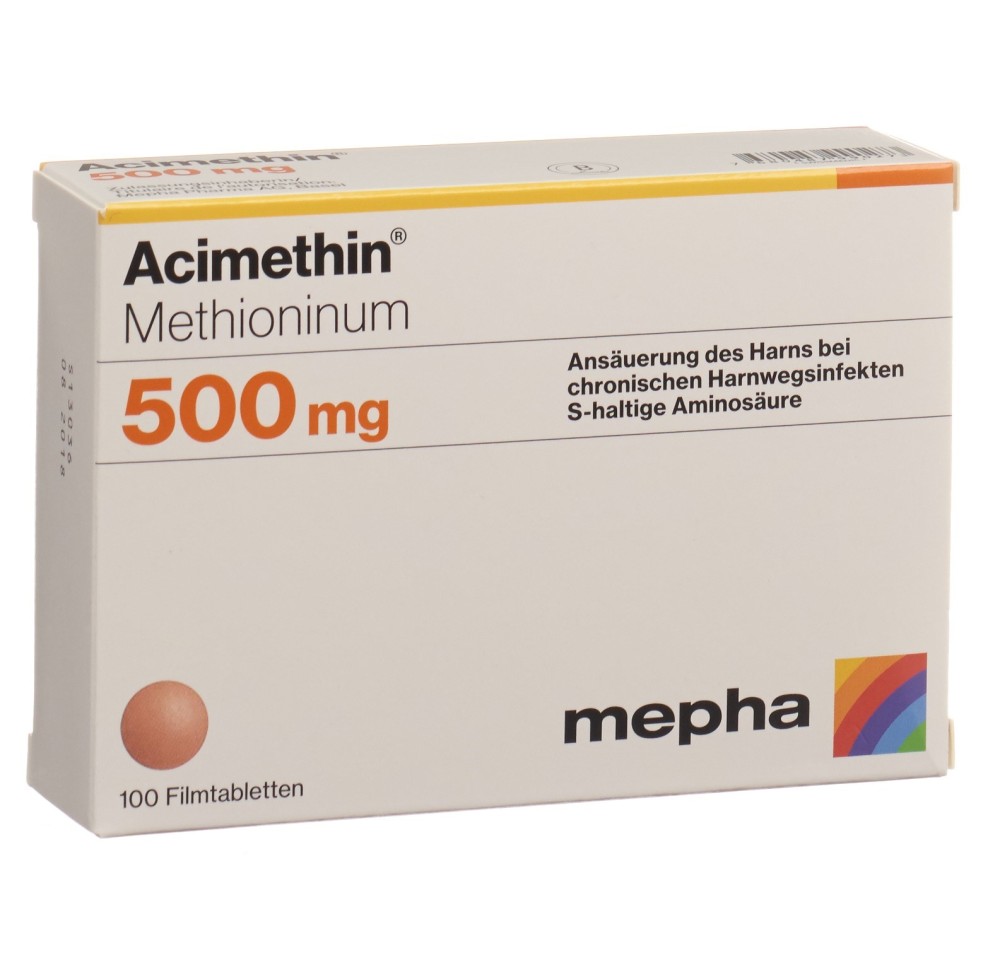 ACIMETHIN cpr pell 500 mg 100 pce ACIMETHIN cpr pell 500 mg 100 pce